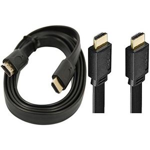 Xtreme 65422 HDMI-kabel Flat 4K, compatibel met PS4/PS3/Xbox360/Wii U/Tv, lengte 150 cm