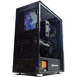 PcCom Desktop-PC Silver AMD Ryzen 5 5600X 500GB SSD 16GB RAM