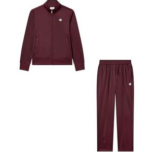 Champion Legacy Women, ICONS Full Zip Suit, L, Rood, Rood, L