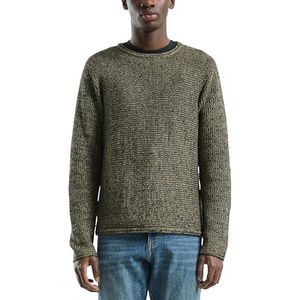 Gebreide Trui - Gemêleerd Garen - Regular Fit - Ronde Hals