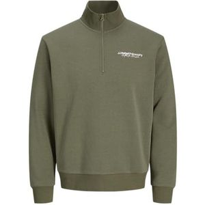 JACK&JONES - JREBZACK - Sweatshirt - Jongens - Halve Rits - Lange Mouwen