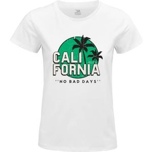 Republic Of California WOREPCZTS102 T-shirt voor dames, wit, maat M, Wit, M