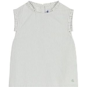Petit Bateau Blouse voor meisjes en meisjes, paul/schuim, 3 jaar