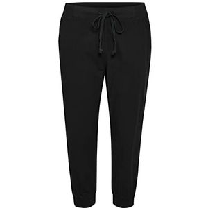 KAFFE Naya Capri vrijetijdsbroek voor dames, Black Deep, 40