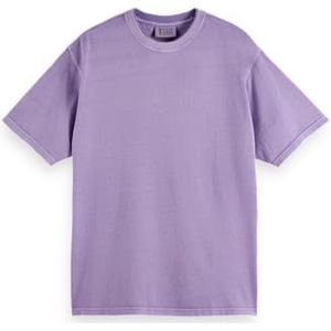 Relaxed-Fit 3 Crosses Garment-Dyed T-shirt, Bright Lavender 650, L