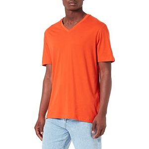 s.Oliver T-shirt met korte mouwen, regular fit voor heren, Firey Oranje, S