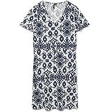 VERO MODA - Gedrukte Jurk - Blauw - Viscose