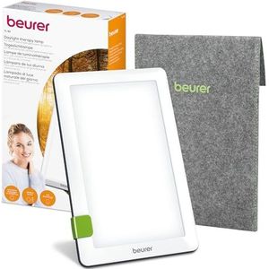 Beurer TL 30 Daglichtlamp, daglichtsimulatie, lichttherapielamp met lichtsterkte ca. 10.000 lux op 10 cm afstand, medisch product met LED-technologie, flikker- en UV-vrij, variabele voet en opbergtas