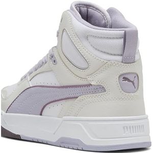 PUMA Unisex RBD Break MID Sneaker, veren grijs-lila Crush wit, 12 UK, Veer Grijs Lila Crush PUMA Wit, 12