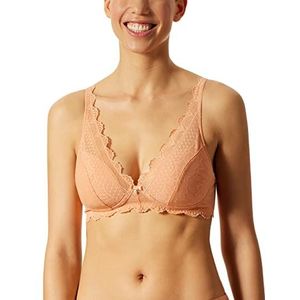 Schiesser Dames zachte cup BH-drager, oranje, 85
