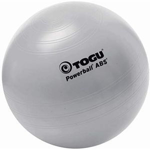 Togu Gymnastiekbal Powerball ABS (barstbestendig), zilver, 75 cm