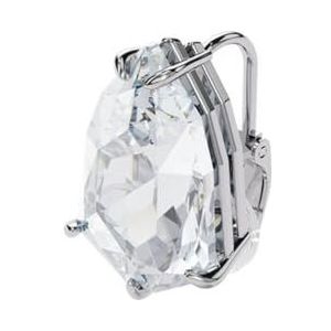 Swarovski Mesmera oorclip, Kristal met Trilliant-slijpvorm, Wit, Rodium toplaag