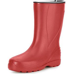 Ladeheid Dames Lichtgewicht EVA Rubberen Regenlaarzen Rubberlaarzen LADW005 (Rood 1841, 38 EU)