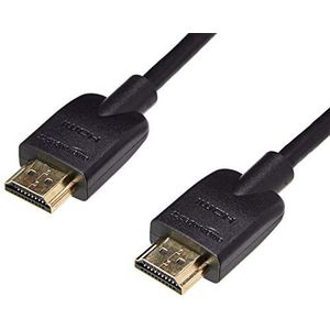 Amazon Basics Flexibele mini-HDMI naar HDMI-kabel, 0,3 m, zwart