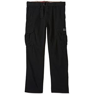 Unionbay Men's Survivor Iv Relaxed Fit Cargo Pant - Reg and Big and Tall Sizes, Black, 32x30
