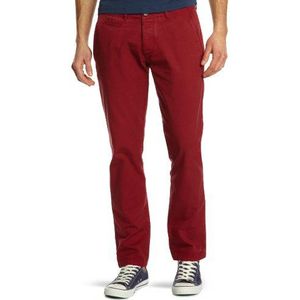 Wrangler Chino – jeans – chino – kleur – heren, rood (biking rood), 30W x 32L