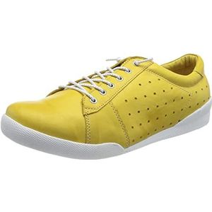 Andrea Conti Damessneakers, geel, 39 EU, geel, 39 EU