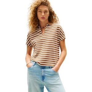 TOMMY HILFIGER Shirt  ecru / bruin