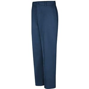 Red Kap Men's Wrinkle-Resistant Cotton Work Pant, Navy, 32x32