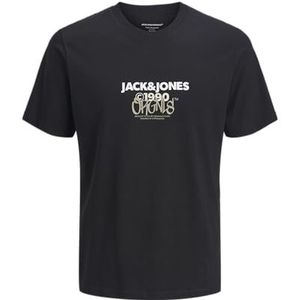 Jack & Jones Jorbushwick Tee Ss Crew Neck FST, zwart, S