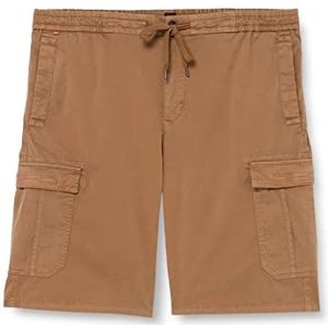 BOSS Sisla2-cargo shorts - Flat-verpakte broek Mannen, Open Beige280, 60