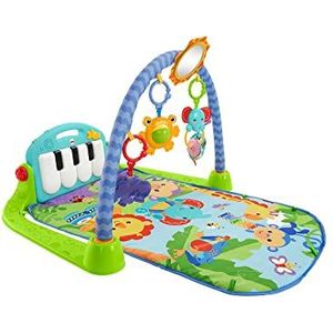 Fisher-Price Trappel en Speel Piano Speelmat, activiteitenmat met muzikale piano en speelgoed voor baby's, HBB73
