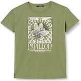 Supermom Dames Tee Evergreen T-shirt met korte mouwen, Olivine - P681, 34