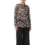 COMMA Blouse  framboos / rosé / zwart