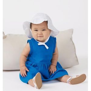 Petit Bateau Mouwloze jurk voor meisjes, porselein, 24 Maanden