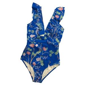 Averie Celeste eendelig badpak voor dames, blauw, XXL