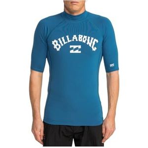 Billabong - Heren Logo - Rashguard - Zwart - 85% Gerecycled Polyester, 15% Elastaan, 50 UPF