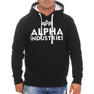 Alpha Industries Foam Print Hoody Heren Sweat met capuchon Black/White