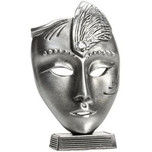 Sieraden Masker Venetiaans, hoogte 6 cm, zilver