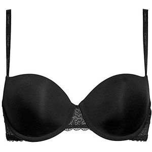 Calvin Klein Dames licht gevoerd Balcon 000QF5146E balkon bh's, zwart (zwart), 38DD, Zwart, 85E