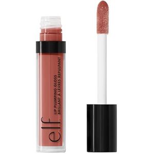 e.l.f. Lip Plumping Gloss, sheer kleur met hoogglans, hydrateert en creëert vollere lippen met vitamine E, veganistisch en dierproefvrij, Mocha Twist, 2,5 g
