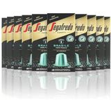 Segafredo Zanetti - 100 Compatible Nespresso Capsules, Aluminium Line, 100% Brazil, Flexible and Soave Coffee - 10 Box of 10 Capsules