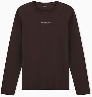 Emporio Armani Stretch Piquet T-shirt Met Lange Mouwen