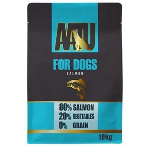 AATU Droogvoer voor honden, 80/20 hondenvoer met kippenvlees, graanvrij met hoog eiwitgehalte, natuurlijke diervoeding voor volwassen honden van alle rassen, 1,5 kg