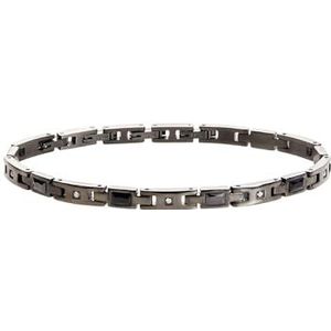 Breil - Keramische Brick armband gemaakt van staal voor mannen, Mittelgroße, Metaal, Geen edelsteen