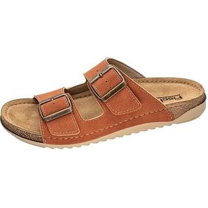 Fischer Sarah platte slipper, camel, 36 EU, camel, 36 EU