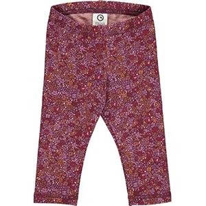 Müsli by Green Cotton petit blossom legging baby, Fig/Boysenberry/Berry Red, 62 cm