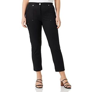 Love Moschino Slim Fit Broek, casual broek voor dames, Zwart, 42 NL