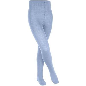 FALKE Uniseks-kind Panty Comfort Wool K TI Wol Dik Eenkleurig 1 Stuk, Blauw (Crystal Blue 6290), 134-146