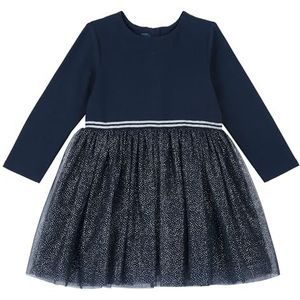 Chicco Vestito A Maniche Lunghe meisjesjurk, Blauw (1), 7 Jaren
