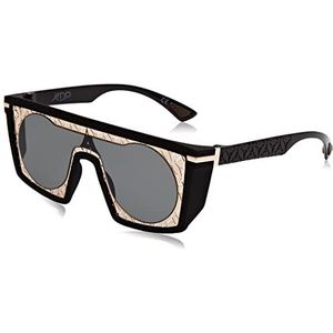 AirDP Style Jaguar Xnet bril voor volwassenen, uniseks, C1 Soft Touch Zwart, 129