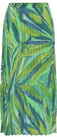 ONLY - ONLALMA - Plooirok - Olijfgroen - 3/4 Lengte