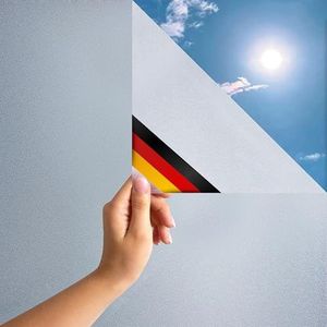 MARAPON® Raamfolie, ondoorzichtig, van buiten [1,18 x 2 m], incl. e-book en video-handleiding (mogelijk niet beschikbaar in het Nederlands), zelfklevende folie, voor ramen, melkglasfolie, folie voor