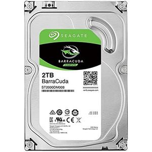 SATA-harde schijf, 8,9 cm (3,5 inch), 2 TB, SATA-600, 7200 rpm, 256 MB buffer, geheugen voor pc en server, ideaal voor back-ups en multimedia