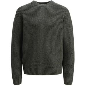 Jack & Jones - JORBLEECKER KNIT CREW NECK BF - Gebreide Trui - Forest River