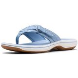 Clarks - Breeze Sea - Teenslippers - Denim Blauw - 41 EU